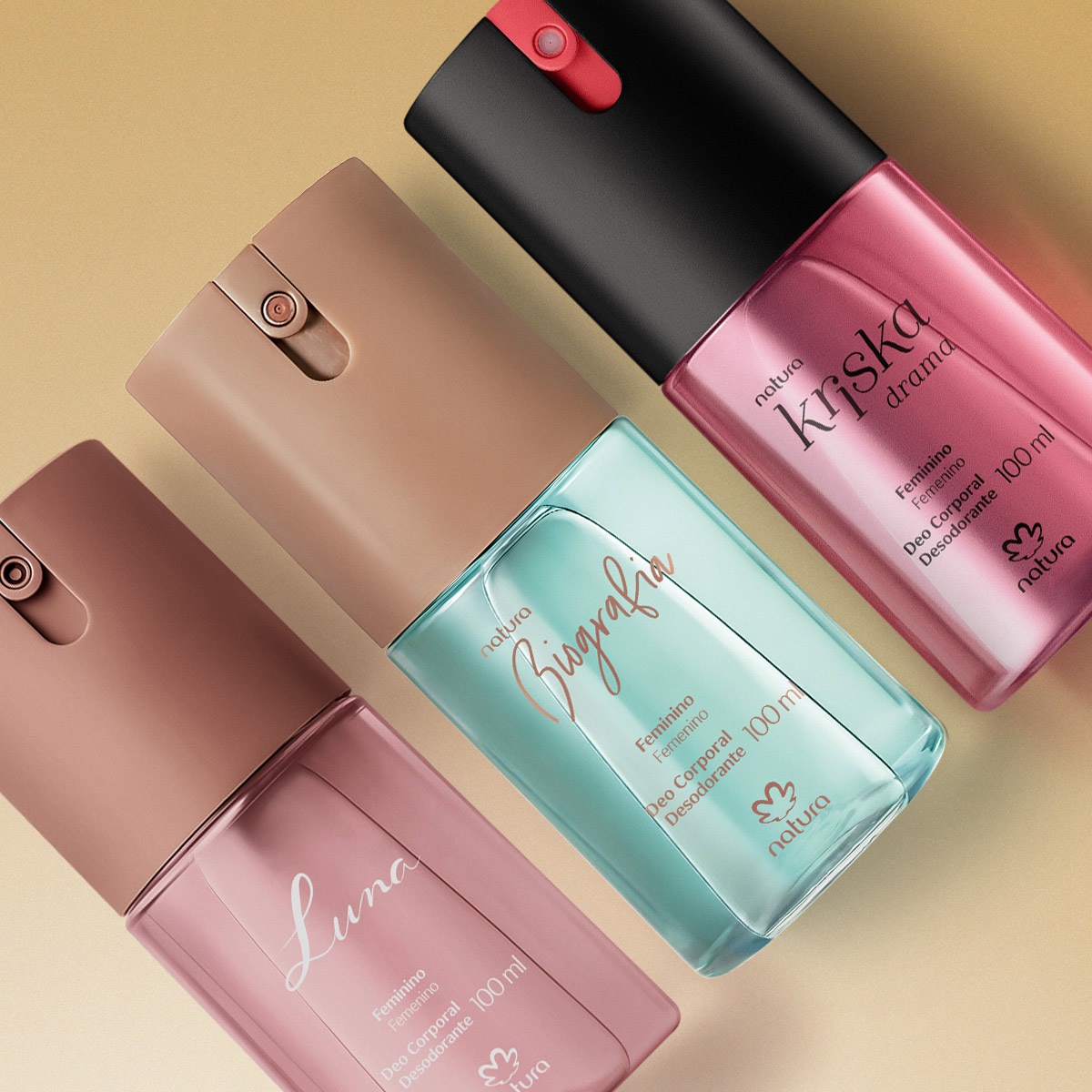 Kit Desodorante Corporal Feminino (3 unidades)