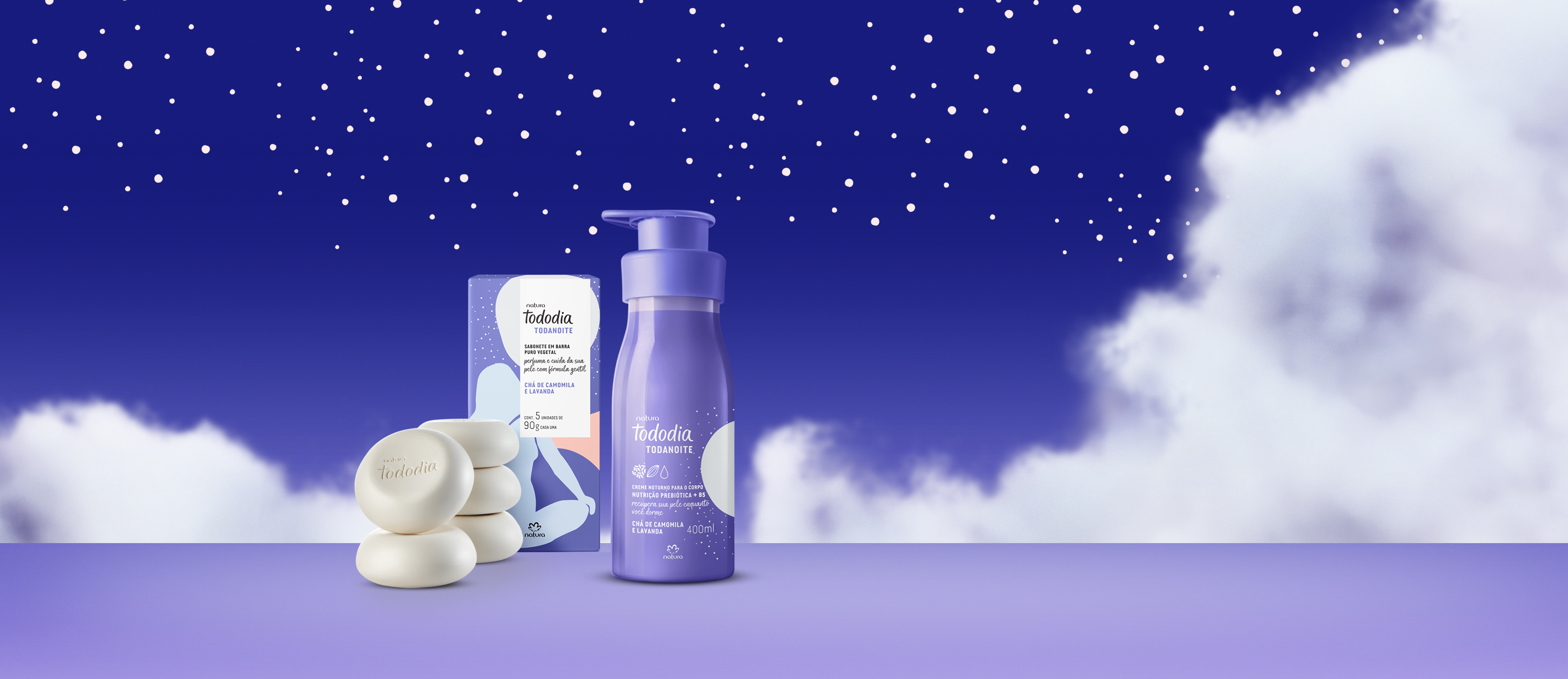 Kit Tododia Todanoite com Sabonete e Hidratante (2 produtos)
