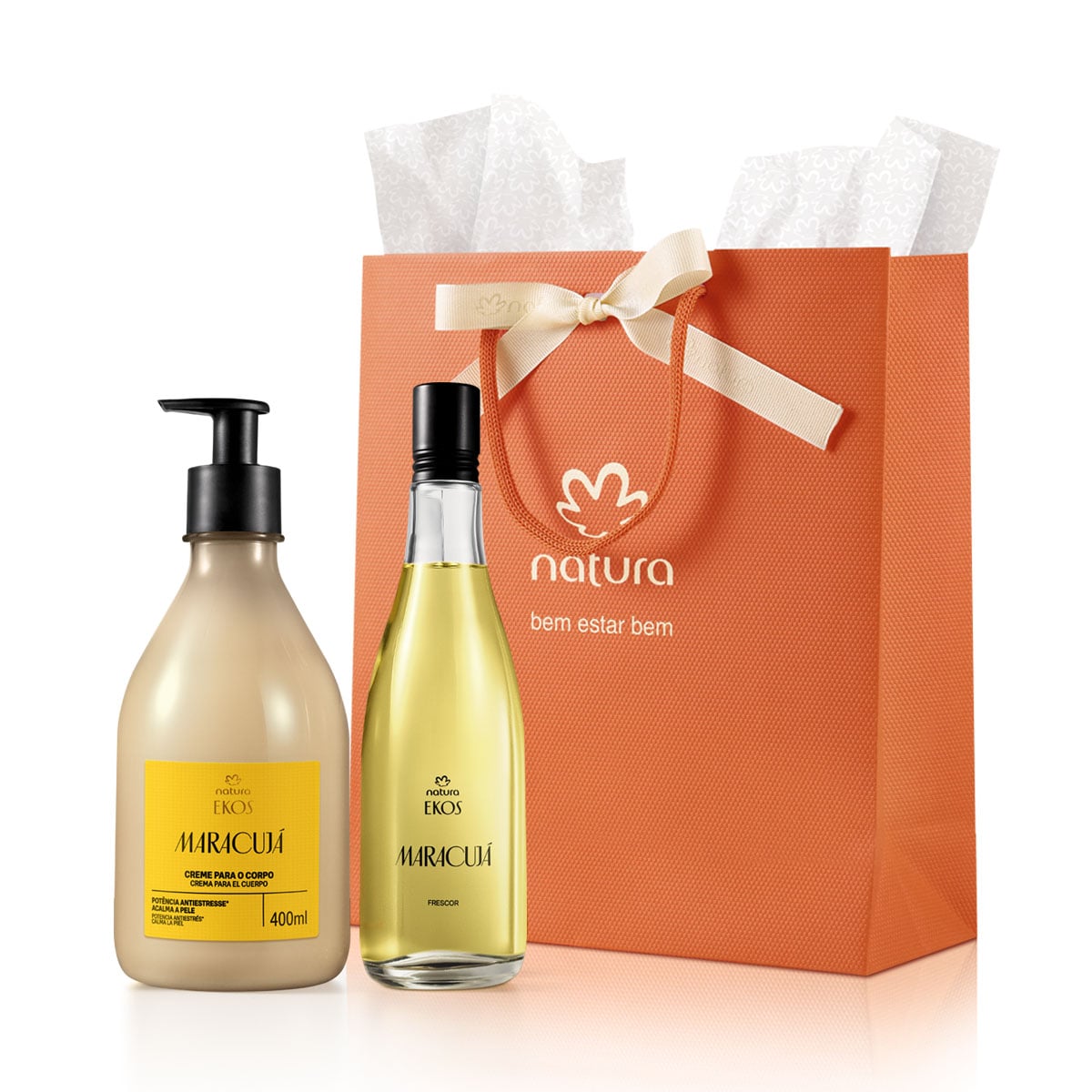 Presente Ekos Maracujá Creme para o Corpo e Frescor