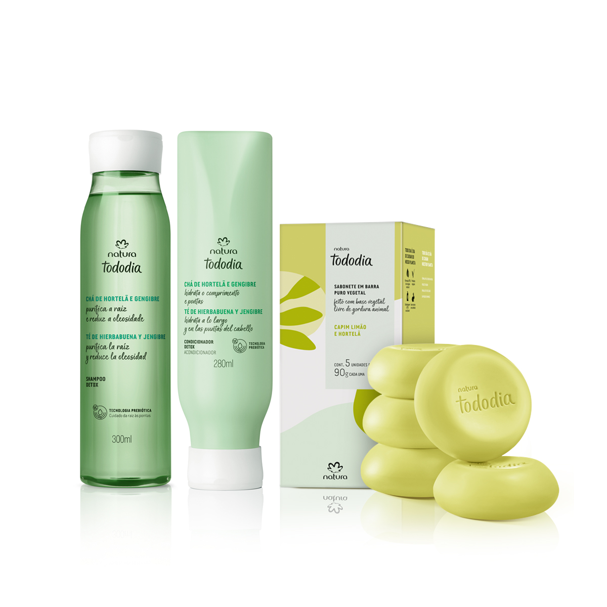 Kit Tododia Antioleosidade e Sabonete (3 produtos)