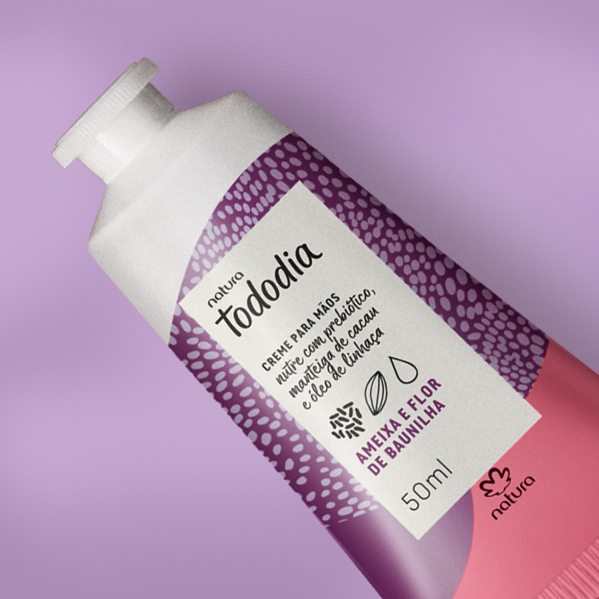 Creme Nutritivo para as Mãos Ameixa e Flor de Baunilha