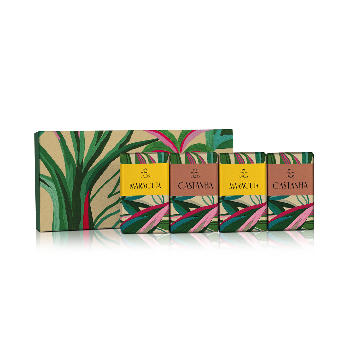 Presente Natura Ekos Sabonetes Exuberância da Amazônia (4 barras)
