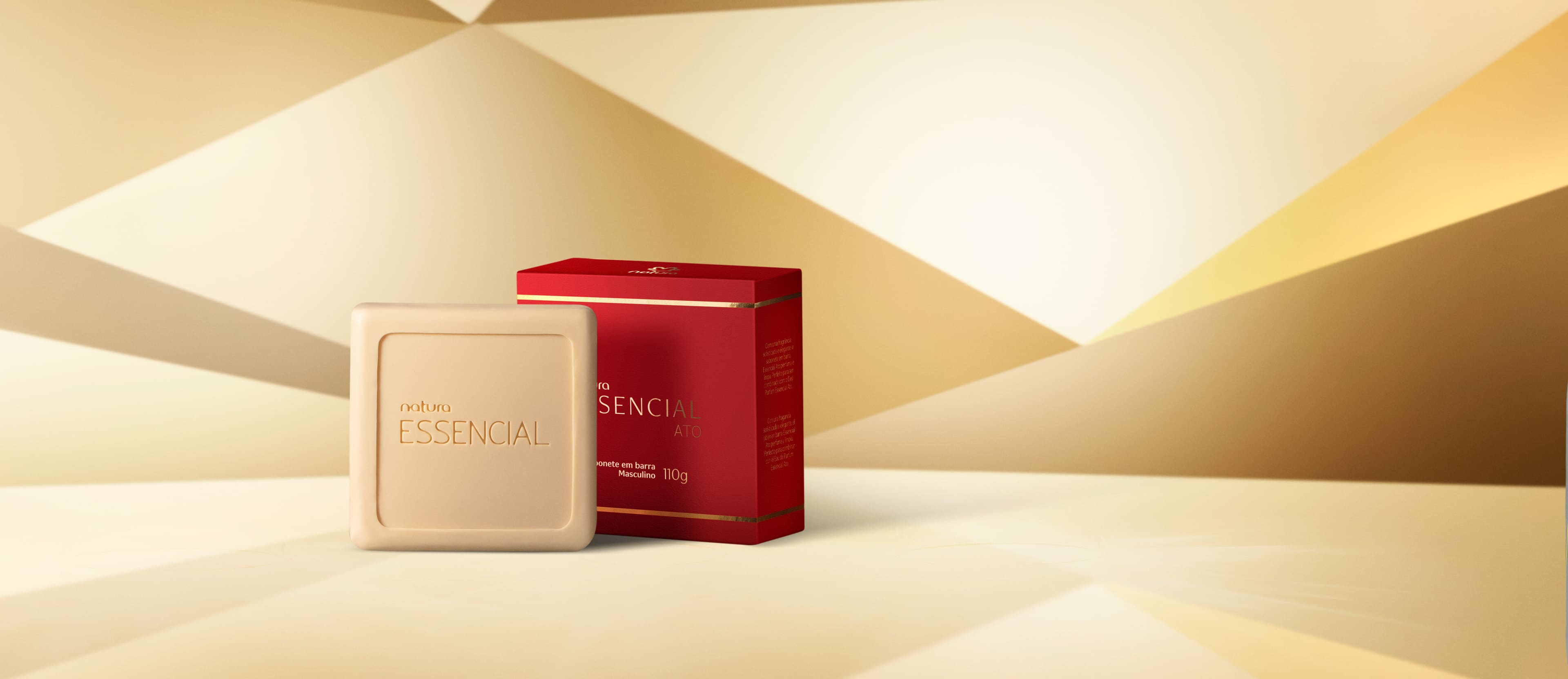 Sabonete em Barra Puro Vegetal Essencial Ato