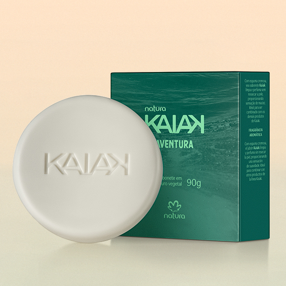Sabonete em Barra Puro Vegetal Kaiak Aventura Masculino