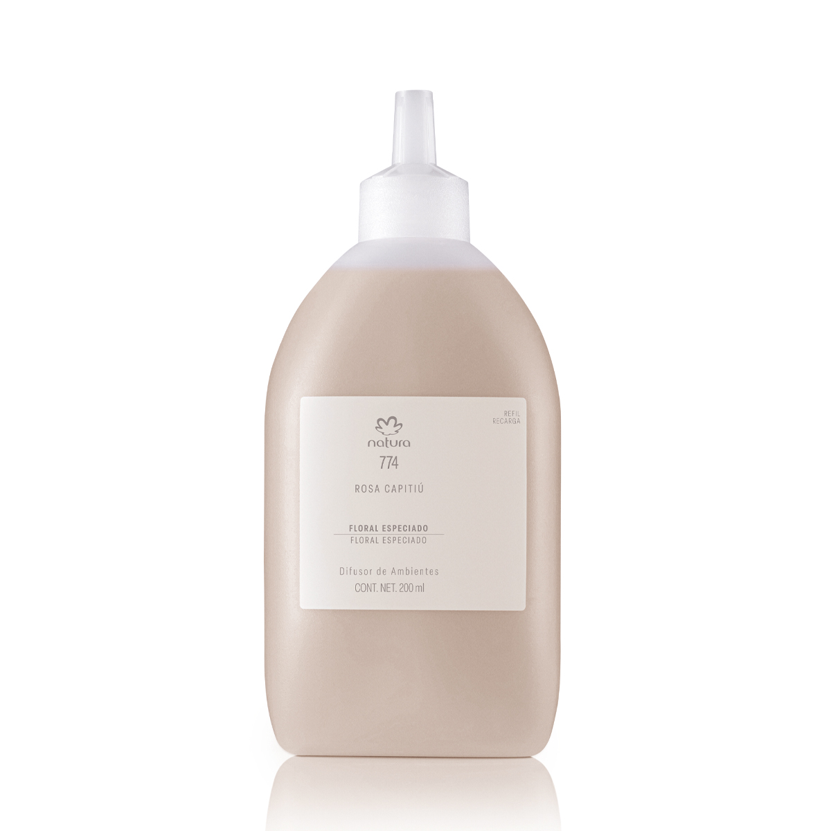 Refil Difusor Natura 774 Rosa Capitiú 200 ml sem vareta