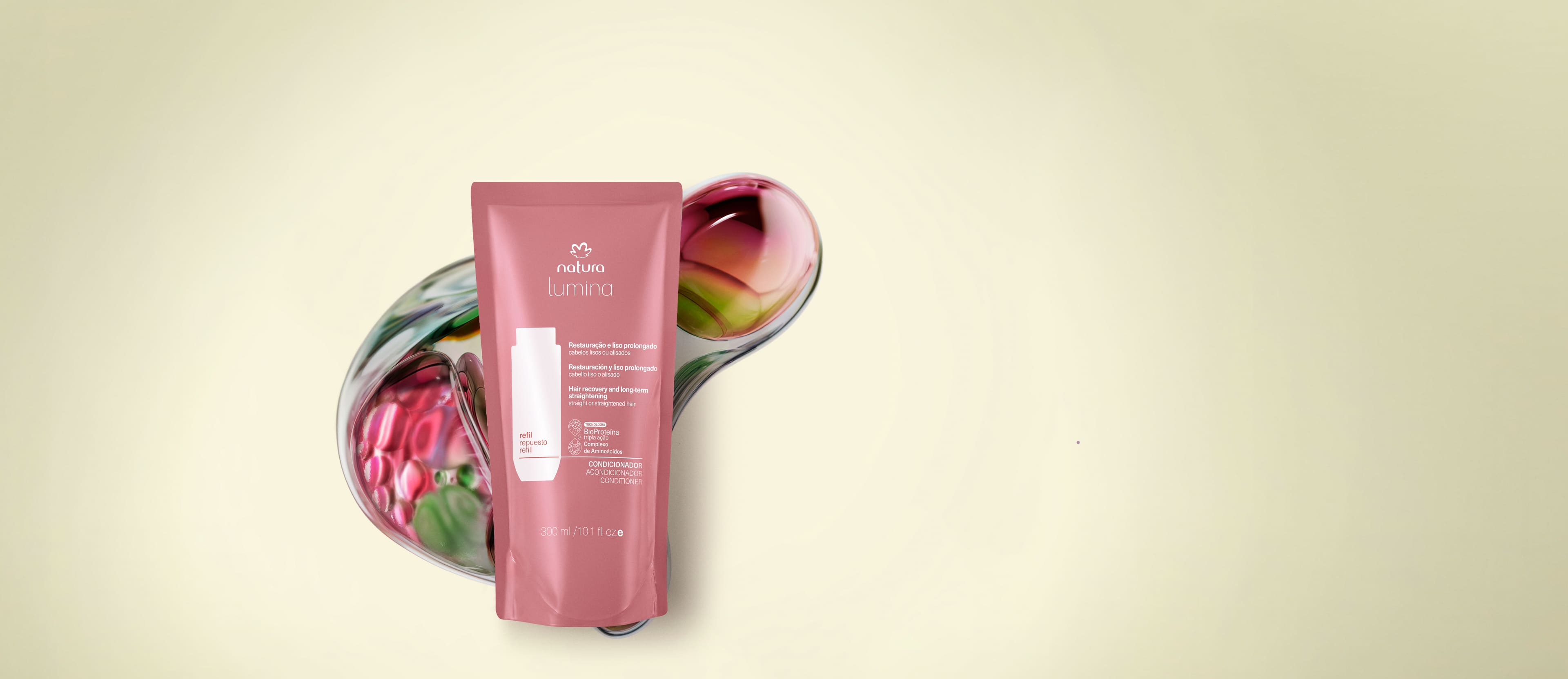 Refil Condicionador Lumina Restaurador para Restauração e Liso Prolongado