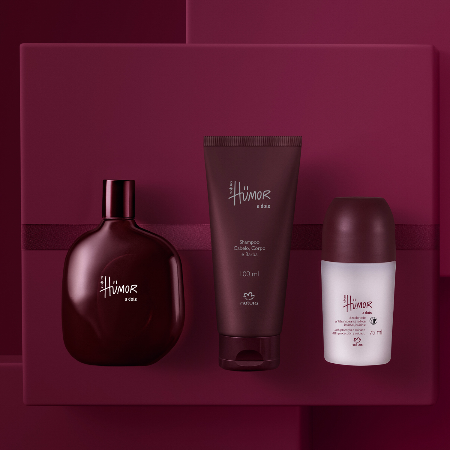 Presente Natura Humor a Dois Masculino (3 produtos)