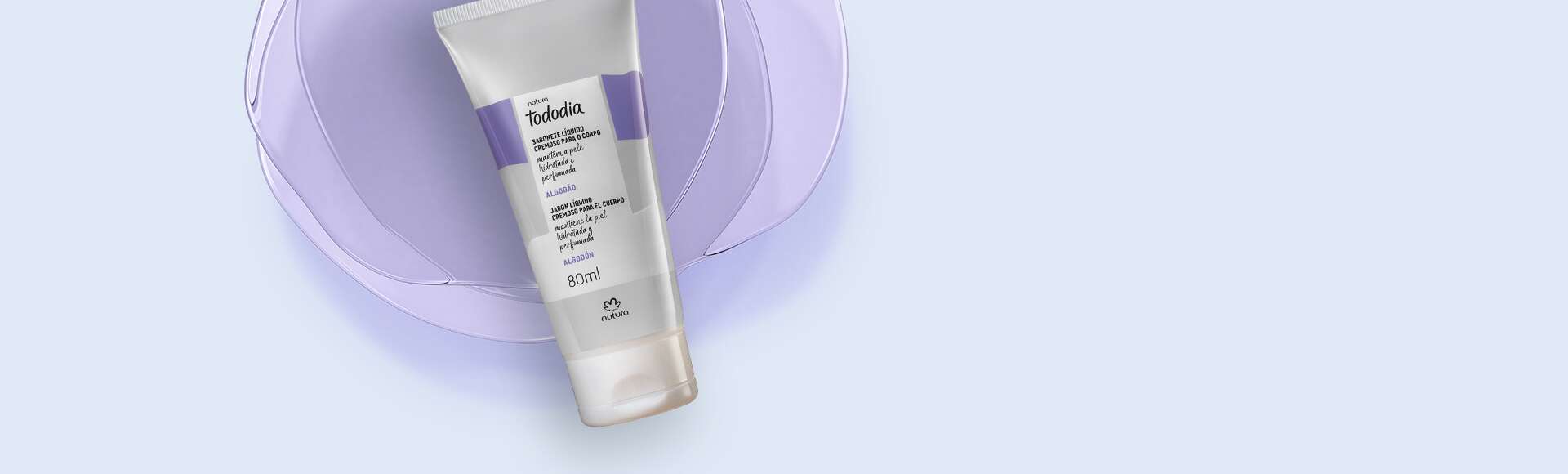 Sabonete Líquido Cremoso Para o Corpo Tododia Algodão