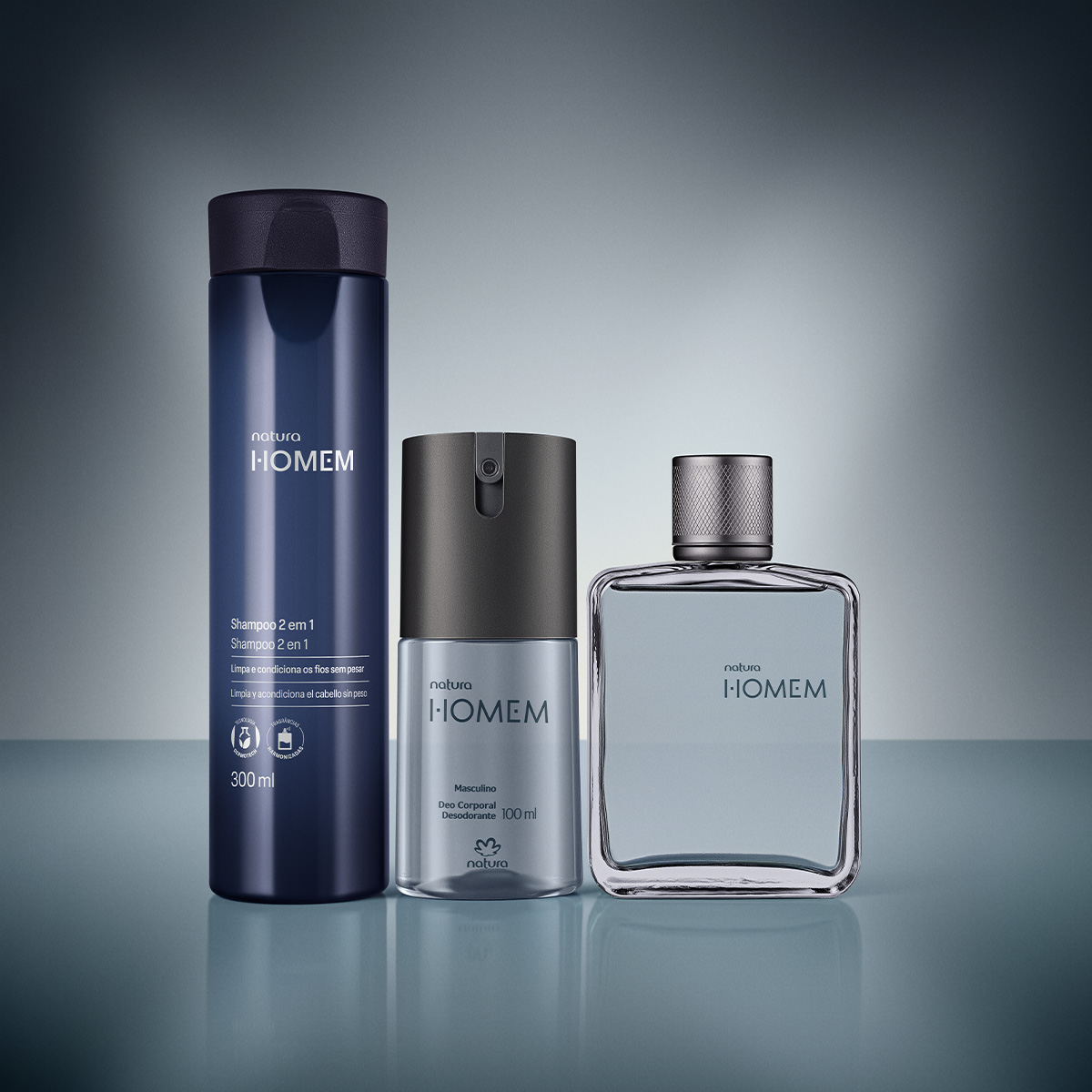 Presente Natura Homem Completo (3 produtos)