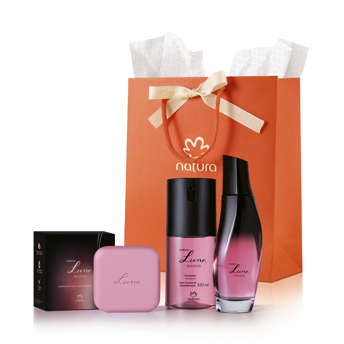Presente Natura Luna Absoluta (3 produtos) Presente Natura Luna Absoluta (3 produtos)