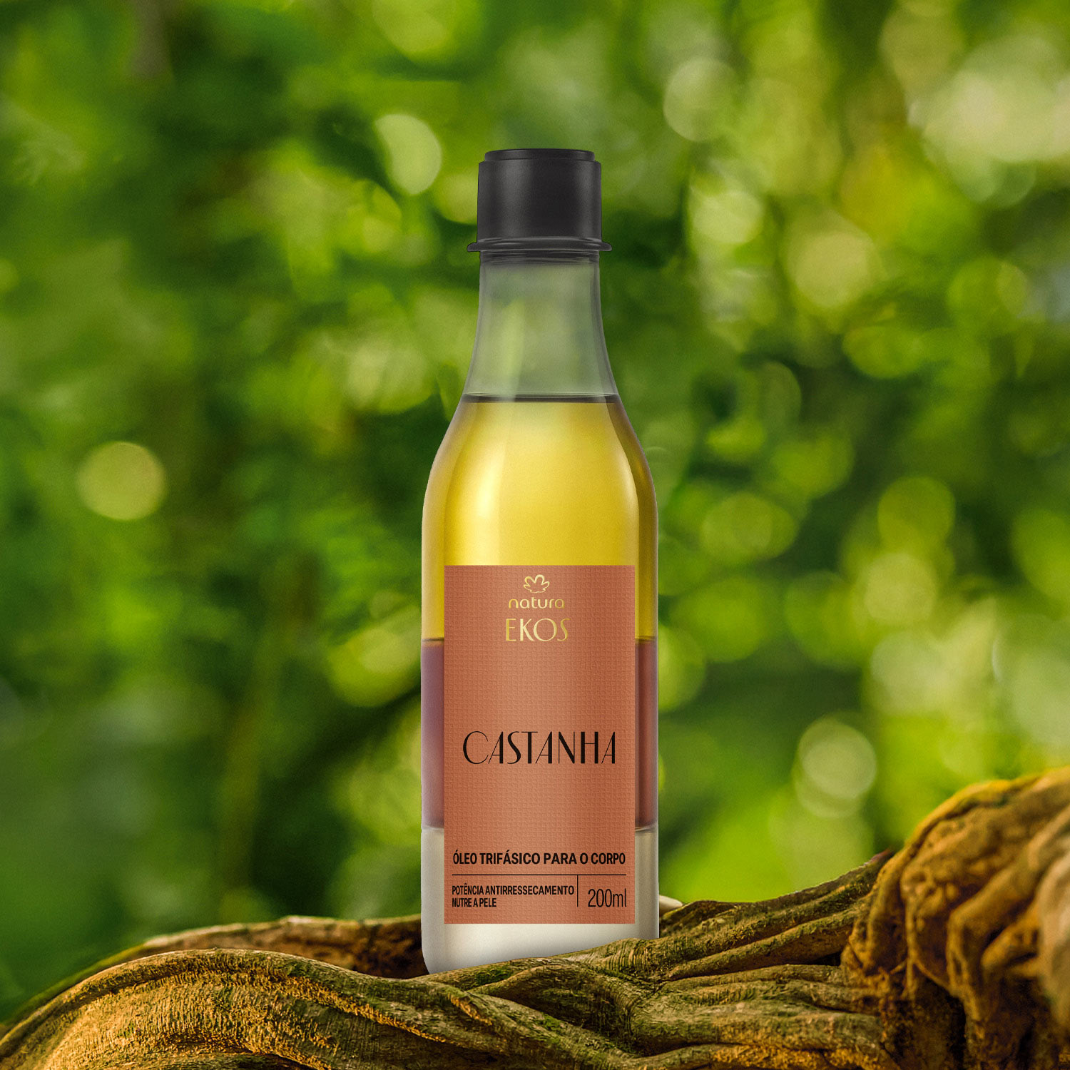 Óleo Trifásico Desodorante Corporal Ekos Castanha