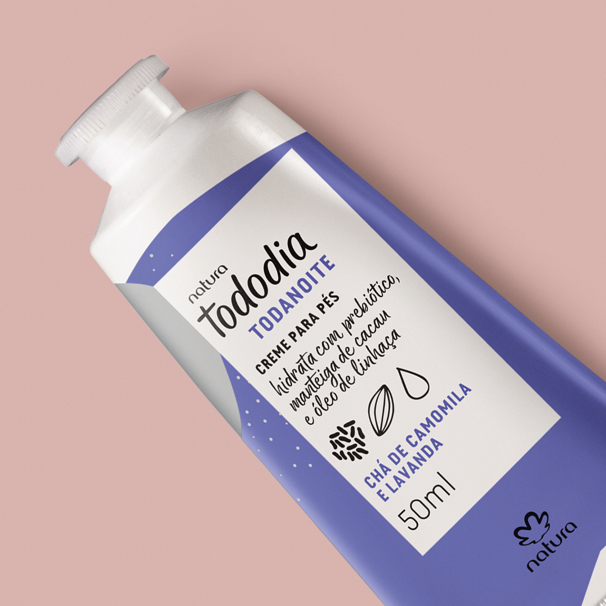 Creme Desodorante Nutritivo para os Pés Tododia Todanoite