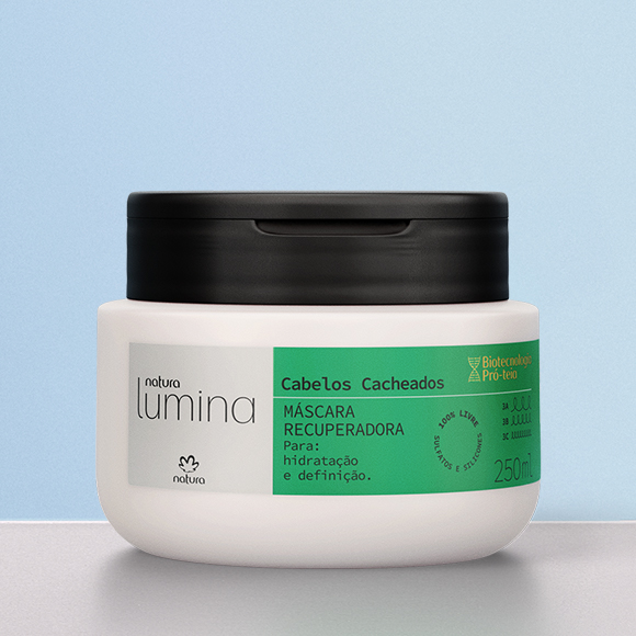 Máscara Recuperadora para Cabelos Cacheados Lumina