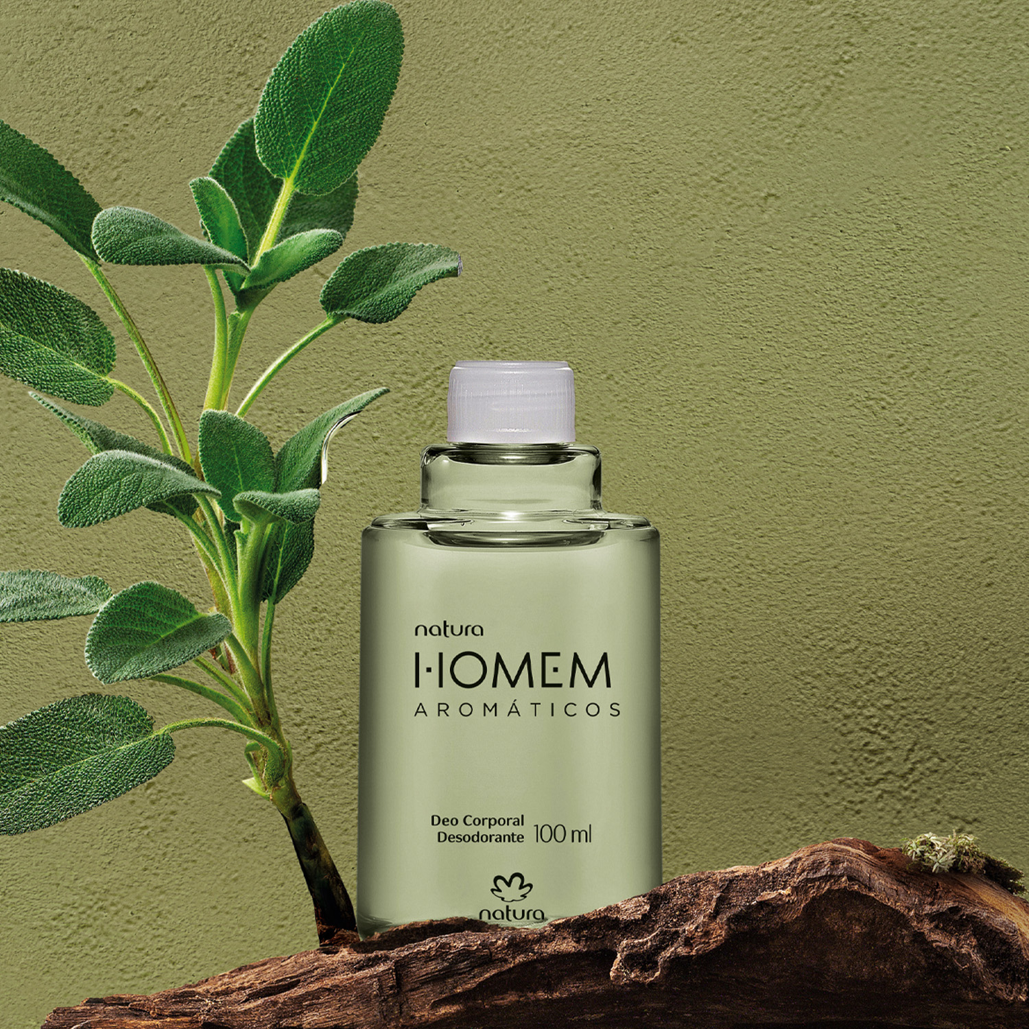 Refil Desodorante Corporal Natura Homem Aromáticos