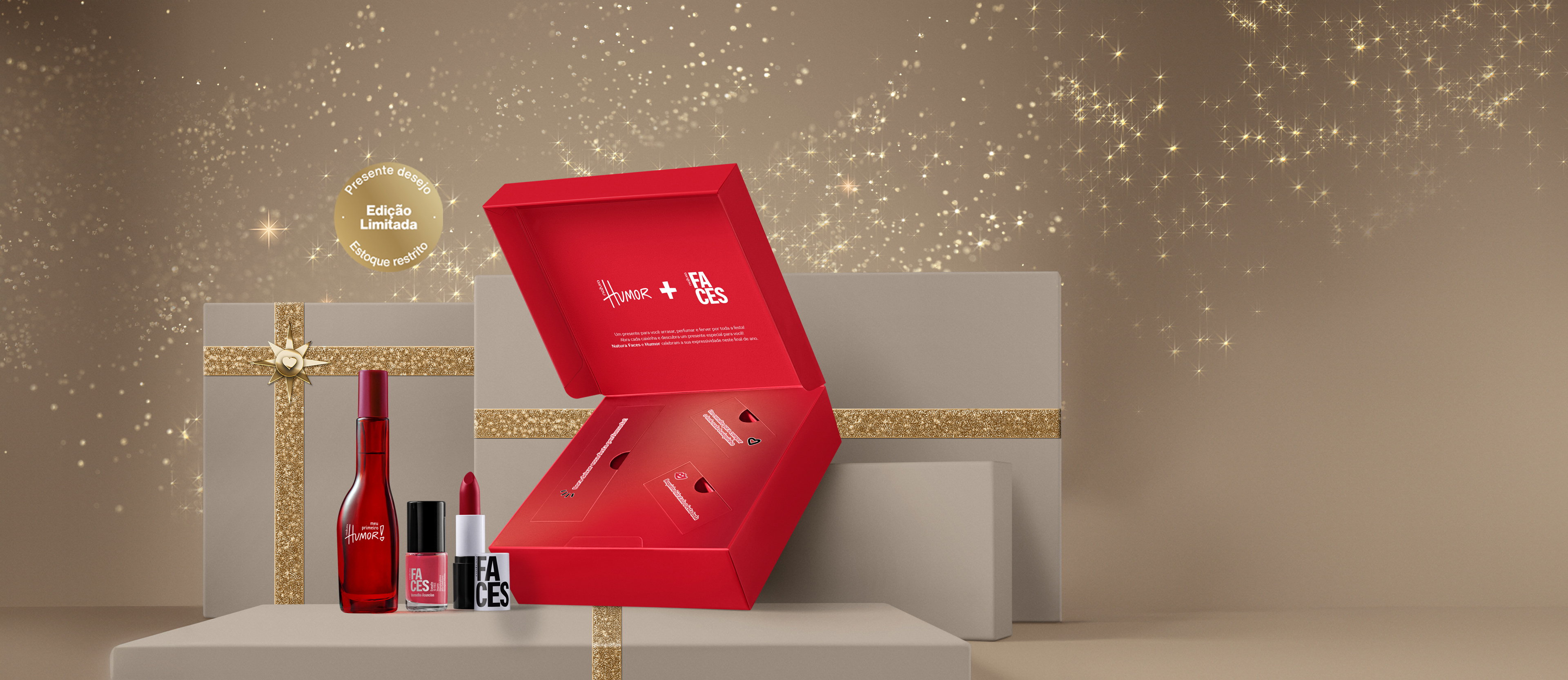 Presente Natura Faces e Humor (3 produtos)
