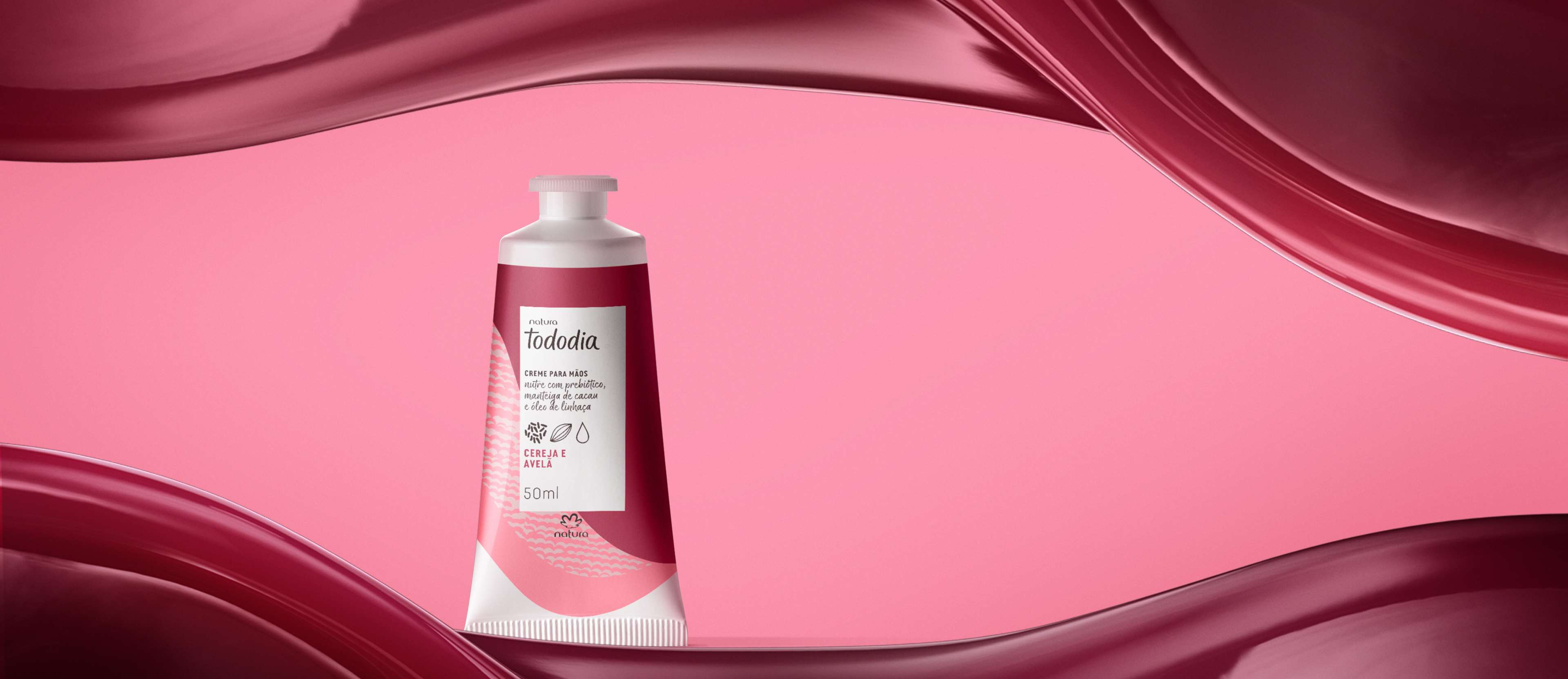 Creme Nutritivo para as Mãos Tododia Cereja e Avelã