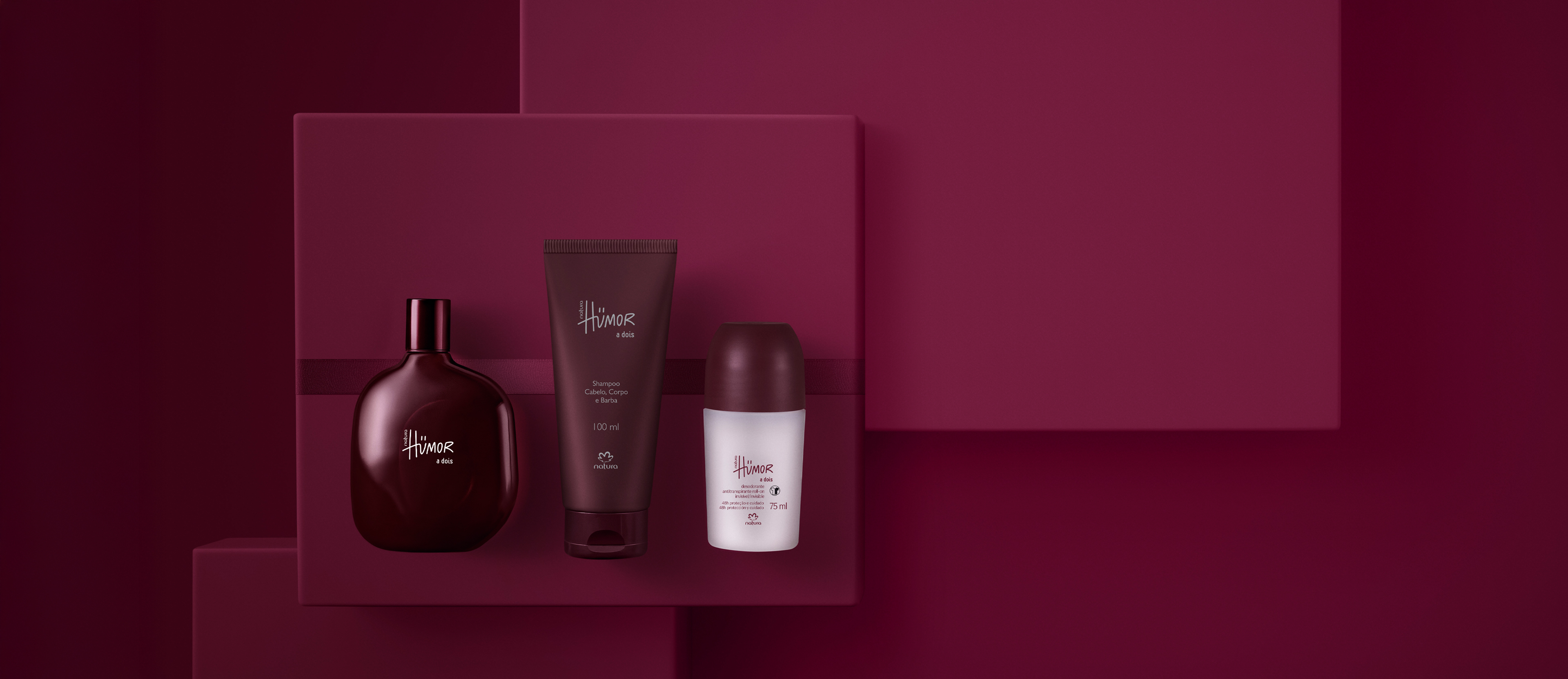 Presente Natura Humor a Dois Masculino (3 produtos)