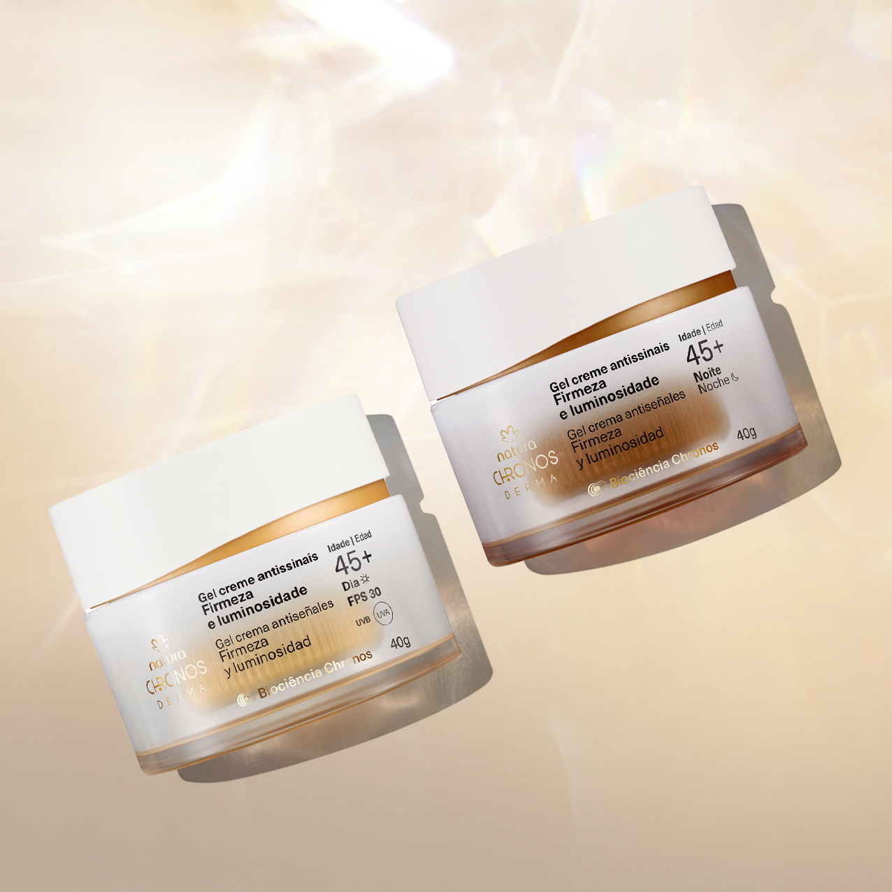 Kit Dupla Antissinais 45+ Chronos Derma (2 produtos)