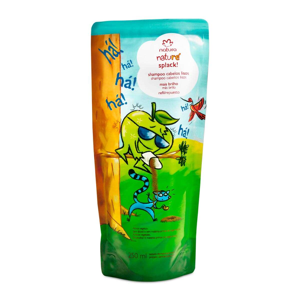 Refil Shampoo Splack! Cabelos Lisos Natura Naturé 250 ml