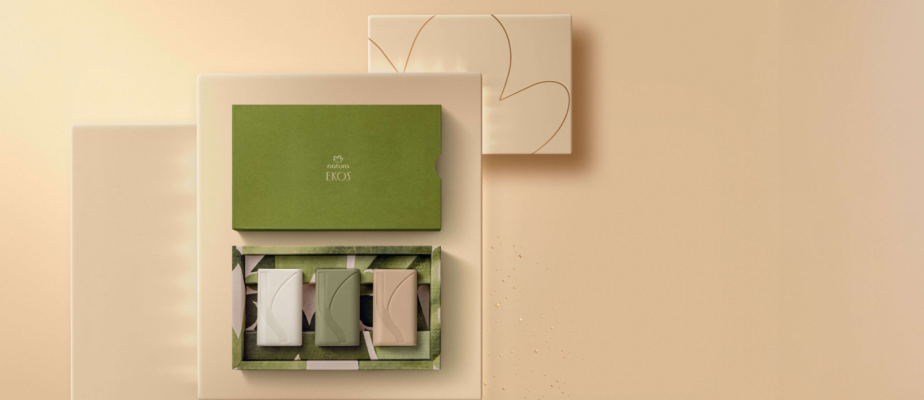 Presente Natura Ekos Ryos Sabonetes (3 unidades)