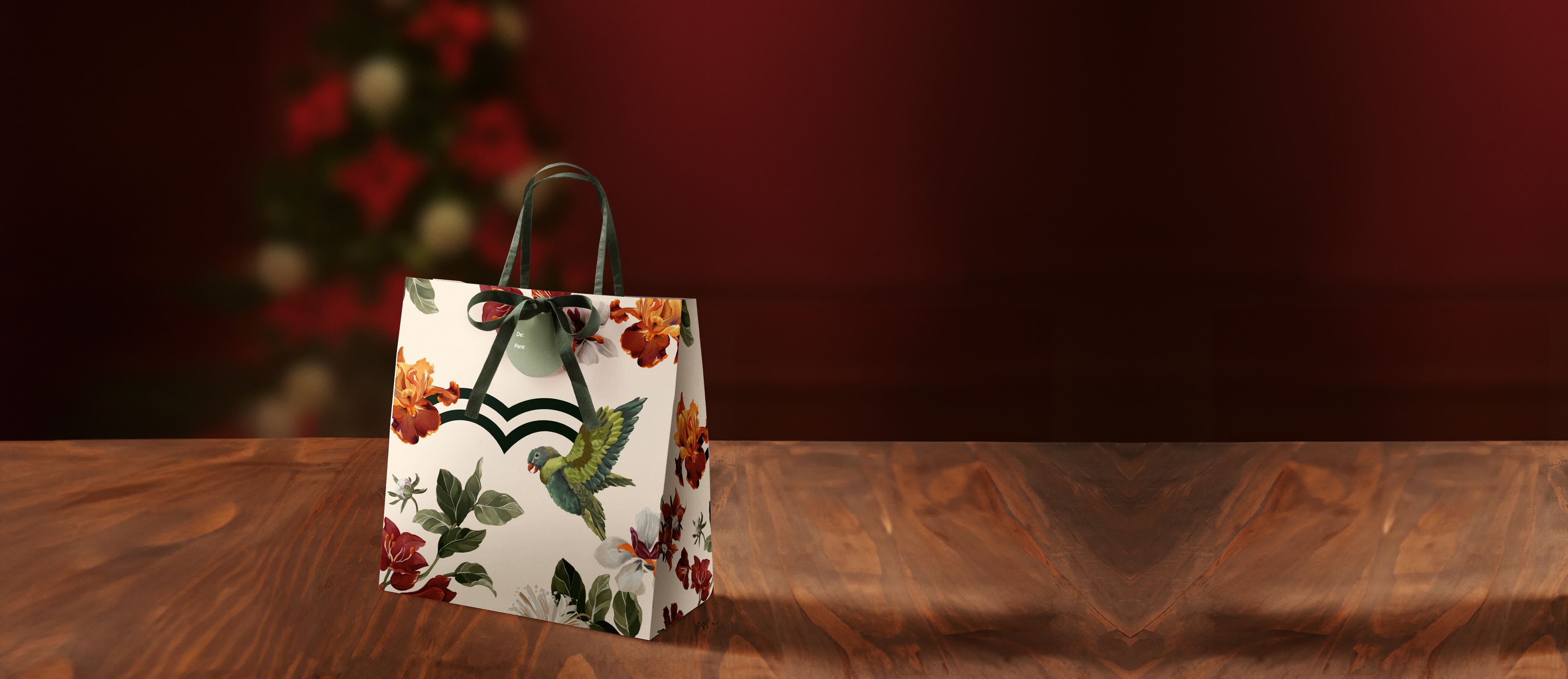 Sacola de Presente P Natura Crer Para Ver