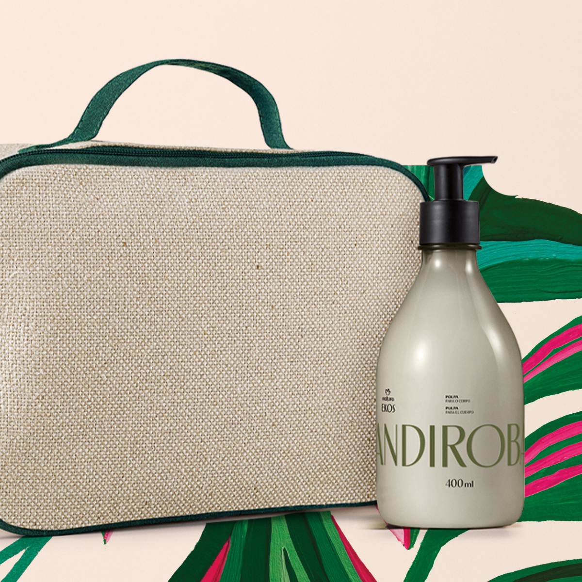 Presente Natura Ekos Andiroba com Frasqueira (2 produtos)