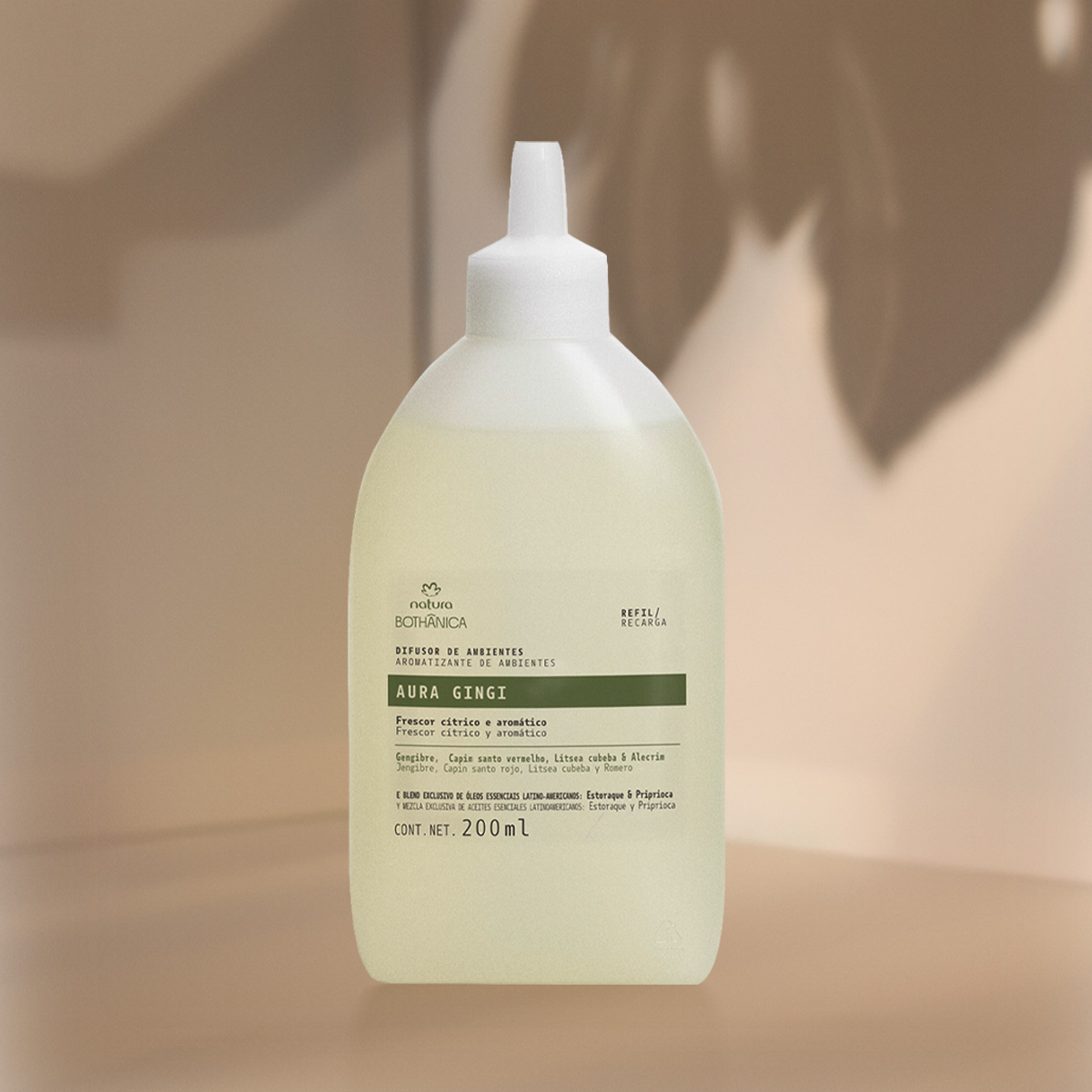 Refil Difusor de Ambiente Natura Bothânica Aura Gingi