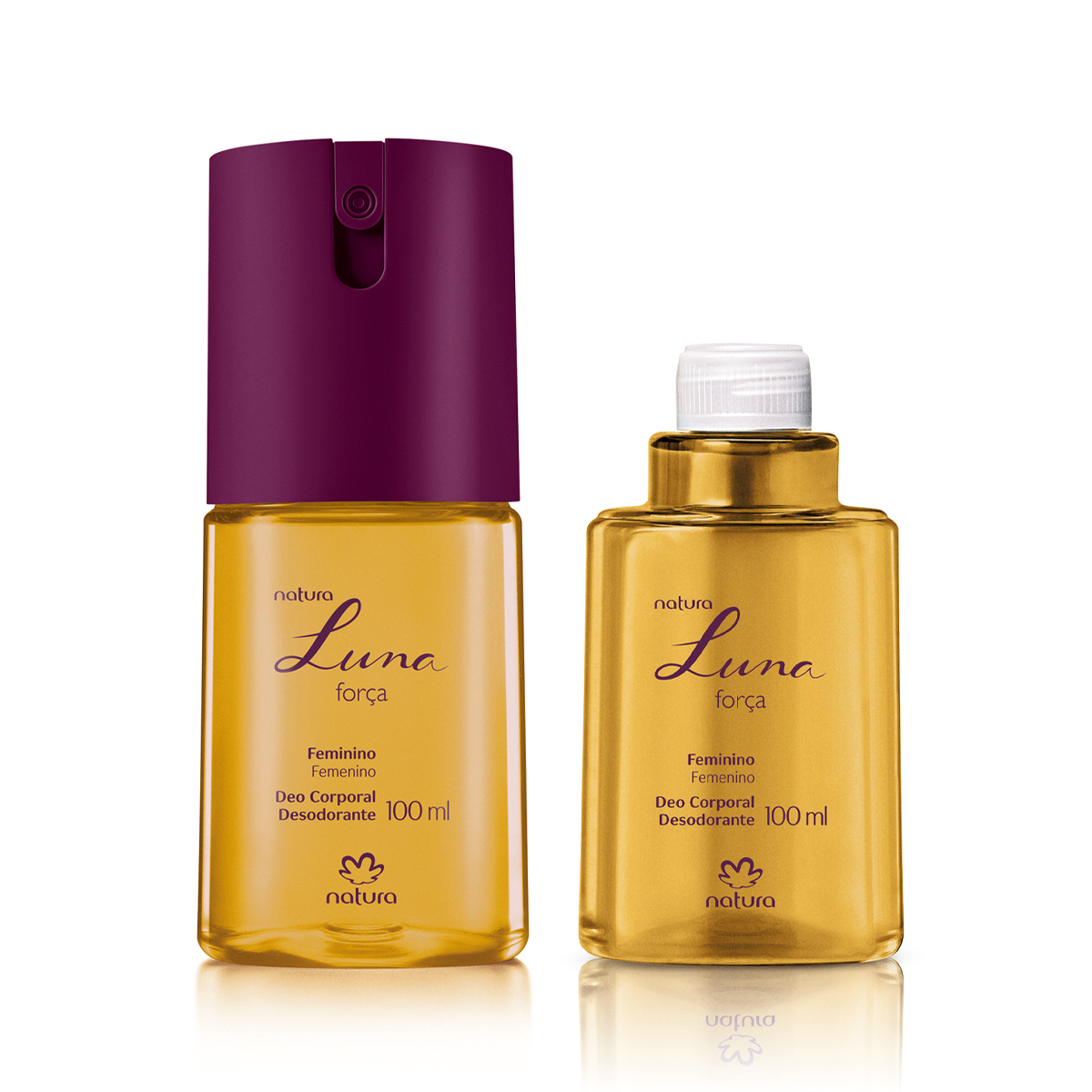 Kit Desodorante Corporal Luna Força com Refil Kit Desodorante Corporal Luna Força com Refil