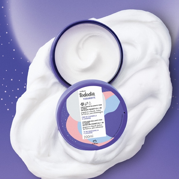 Creme Nuvem Relaxante Para o Corpo Tododia Todanoite