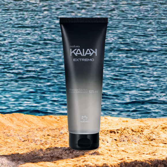 Shampoo Refrescante Cabelo e Corpo Kaiak Extremo