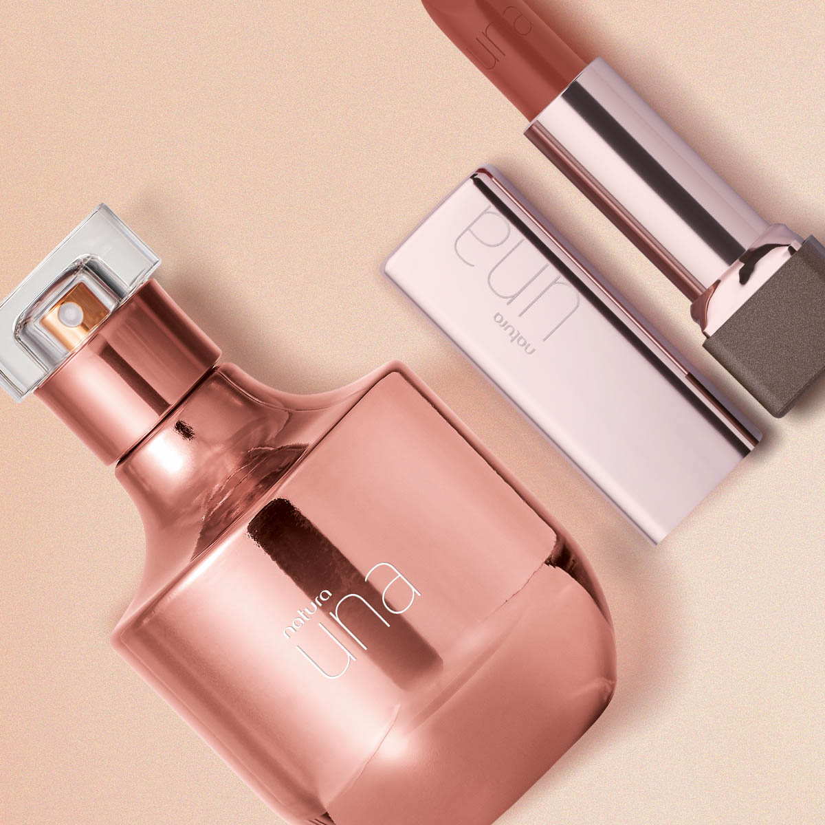 Kit Una Clássico e Batom CC Hidratante