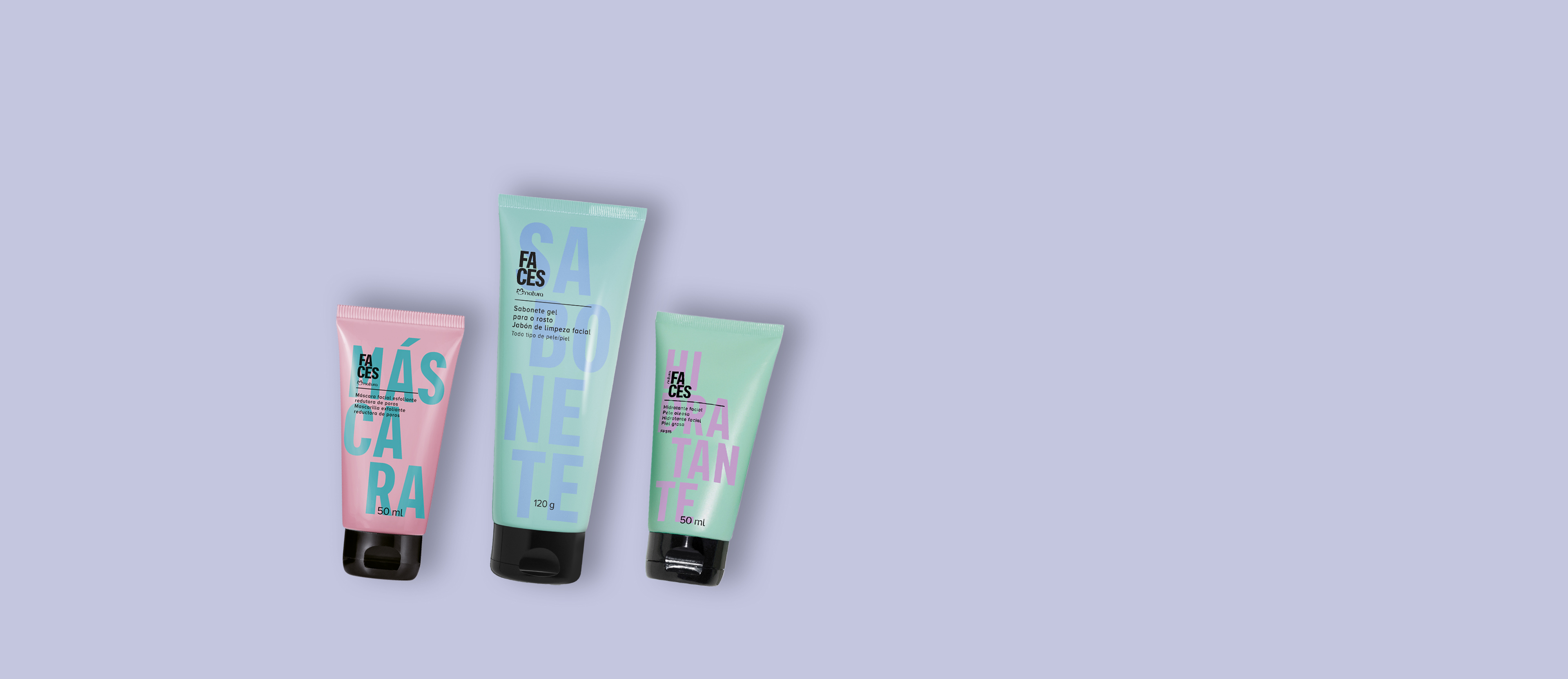 Kit Ritual Pele Mista a Oleosa Faces (3 produtos)