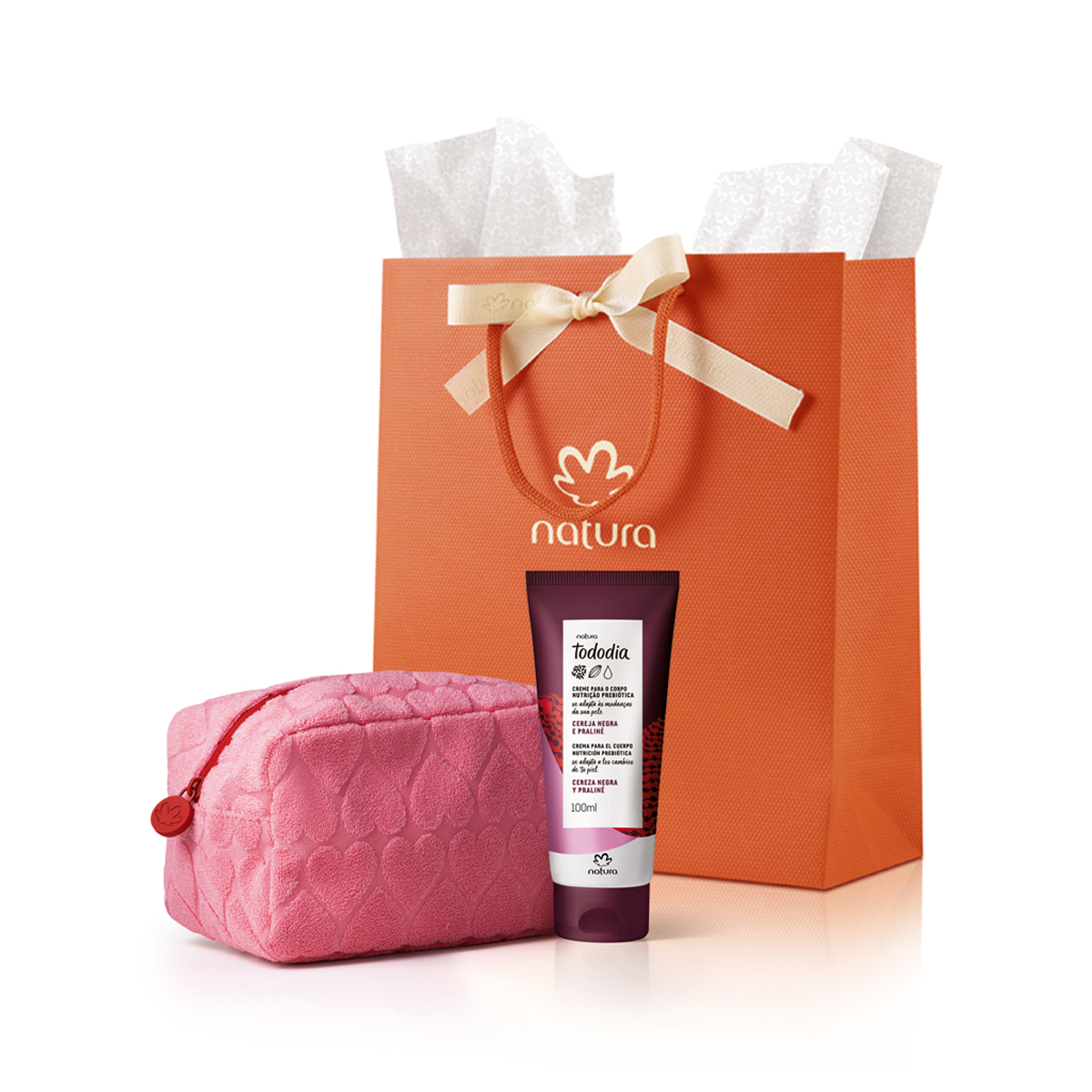Presente Tododia Cereja Negra e Praliné com acessório (2 produtos)
