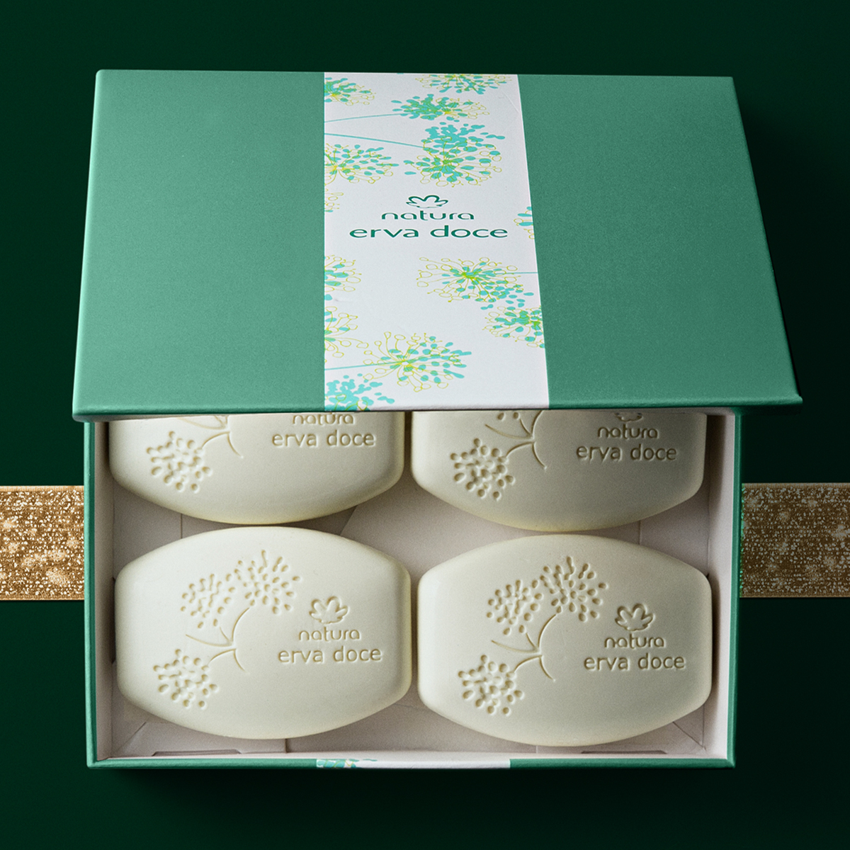 Presente Natura Erva Doce Sabonetes em Barra