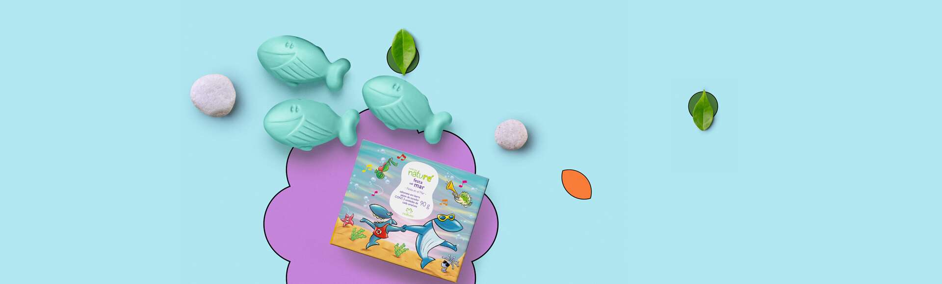 Sabonetes em Barra Festa No Mar Naturé