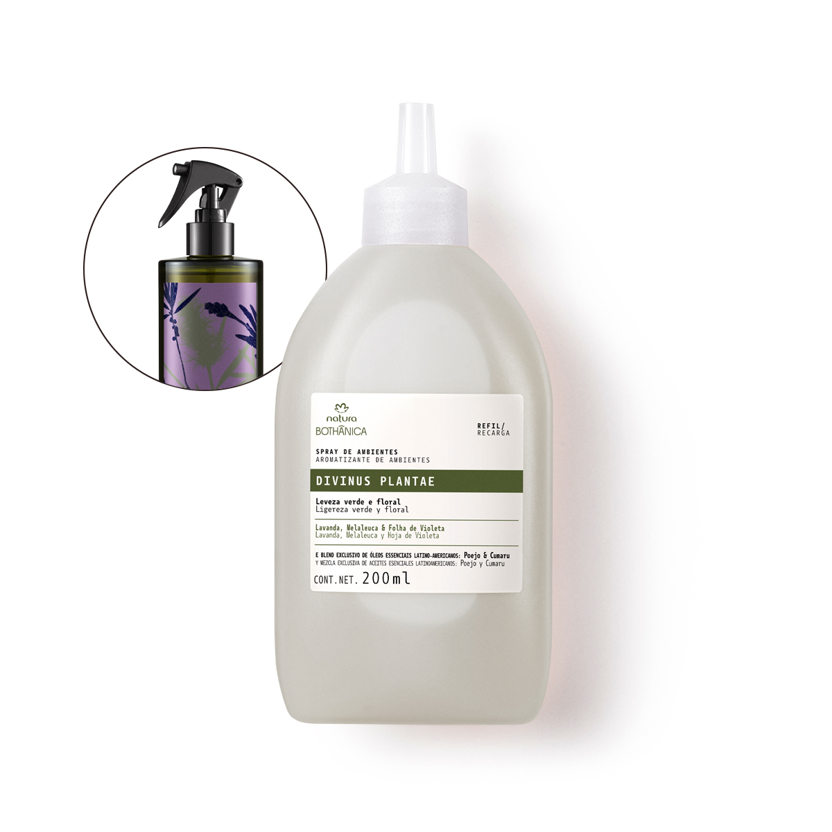 Refil Spray de Ambientes Bothânica Divinus Plantae 200 ml