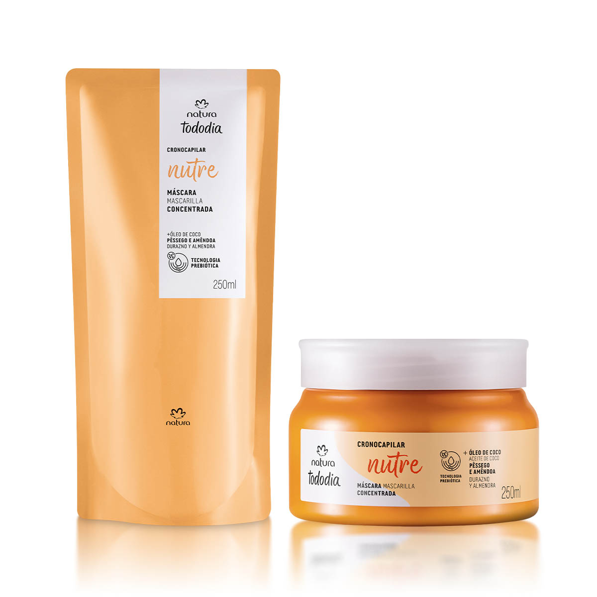 Kit Máscara Nutrição e Reparação Profunda Lumina com Refil (2 produtos)