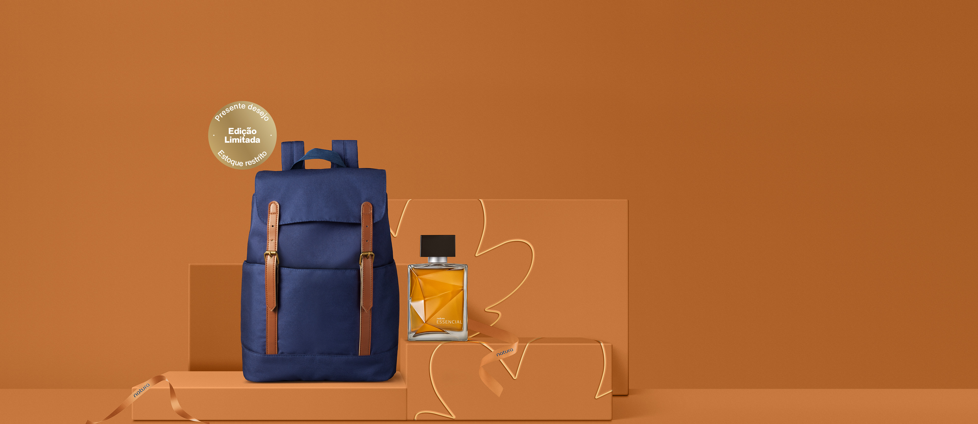 Presente Natura Essencial com Mochila (2 produtos)