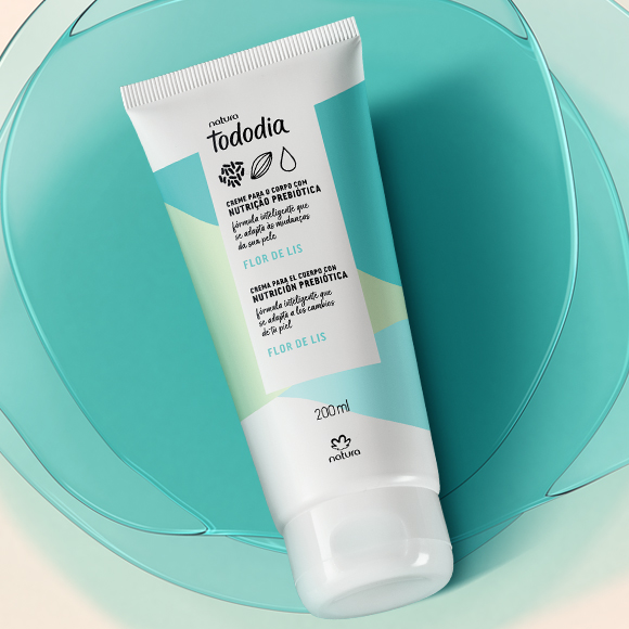 Creme Desodorante Nutritivo para o Corpo Tododia Flor de Lis