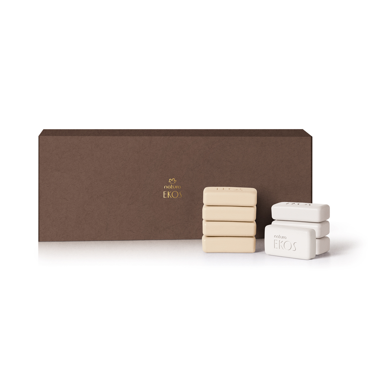 Presente Natura Ekos Sabonetes Cacau e Castanha (8 un de 25 g)