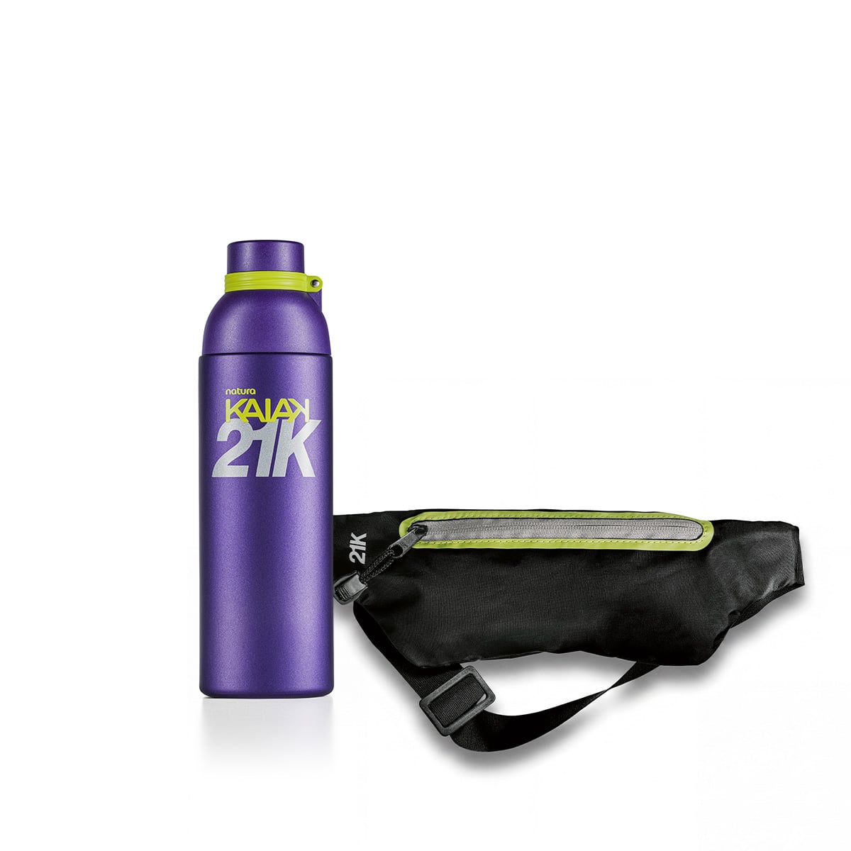 Kit Desodorante Kaiak 21K Feminino + Pochete (2 produtos)