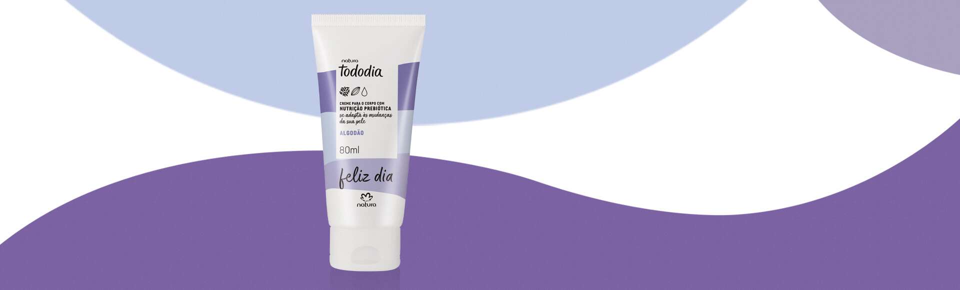 Creme Desodorante Nutritivo para o Corpo Tododia Algodão