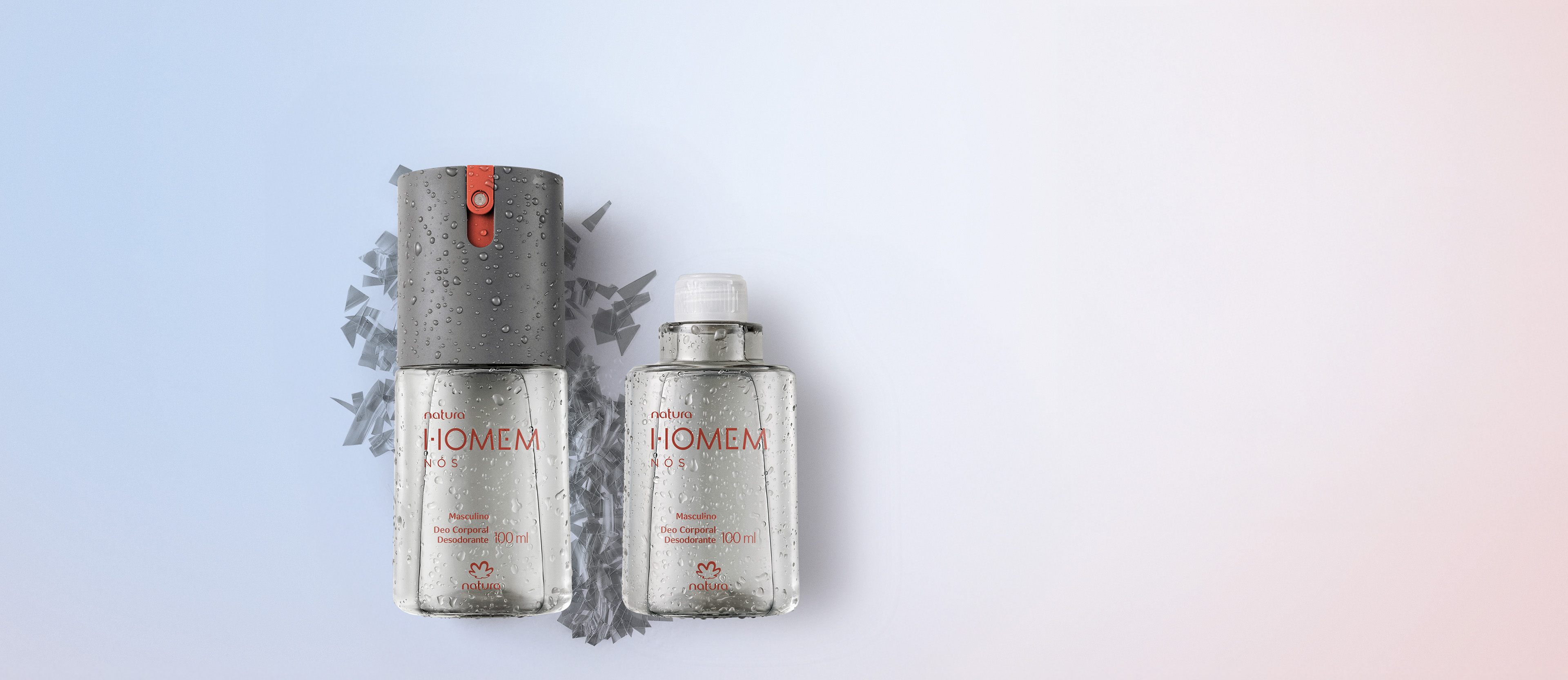 Kit Desodorante Corporal Natura Homem Nós com Refil
