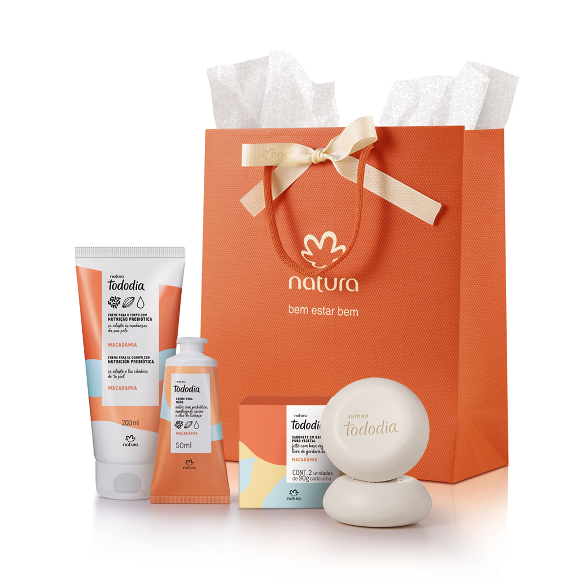 Presente Natura Tododia Macadâmia (3 produtos) Presente Natura Tododia Macadâmia (3 produtos)
