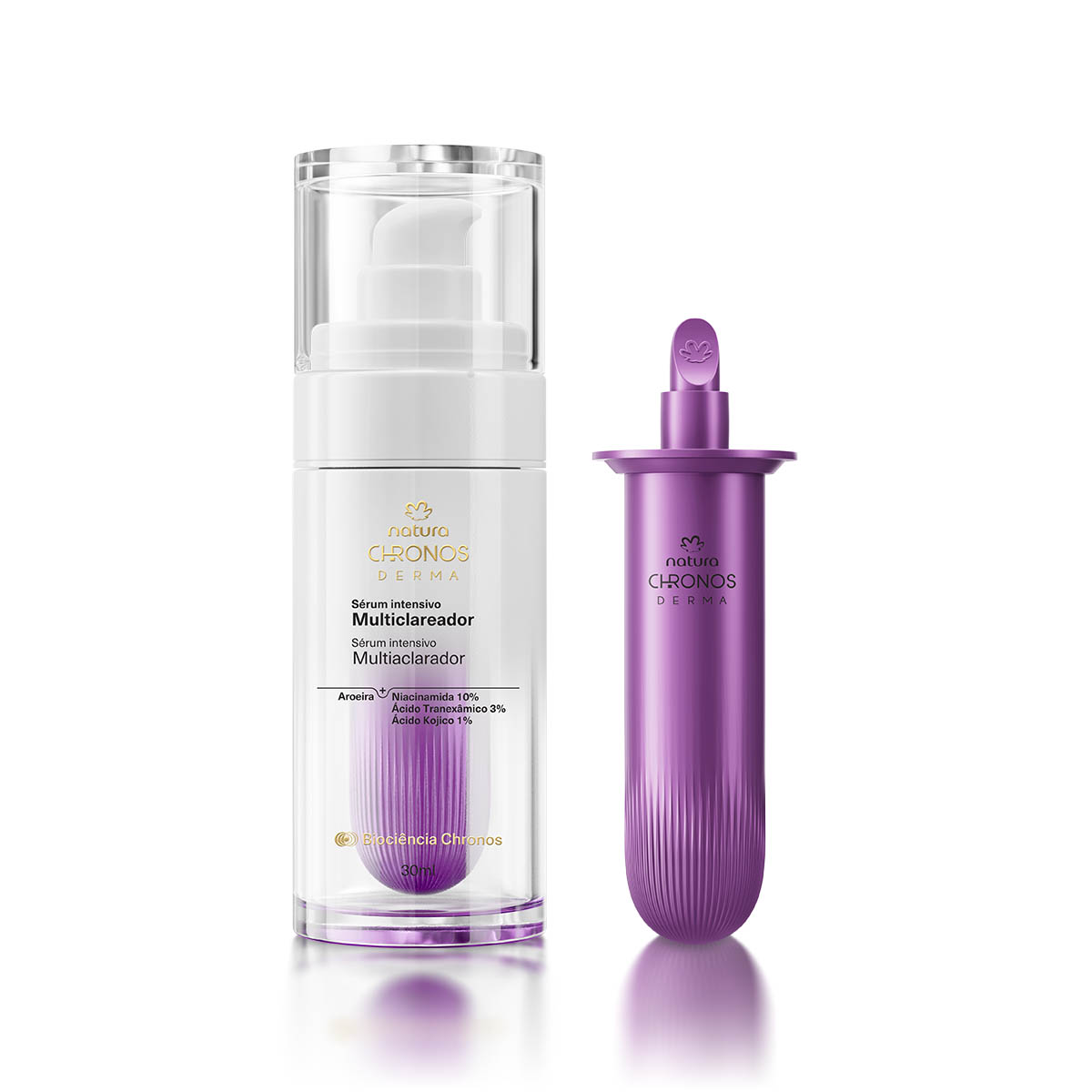 Kit Sérum Multiclareador com Refil Chronos Derma