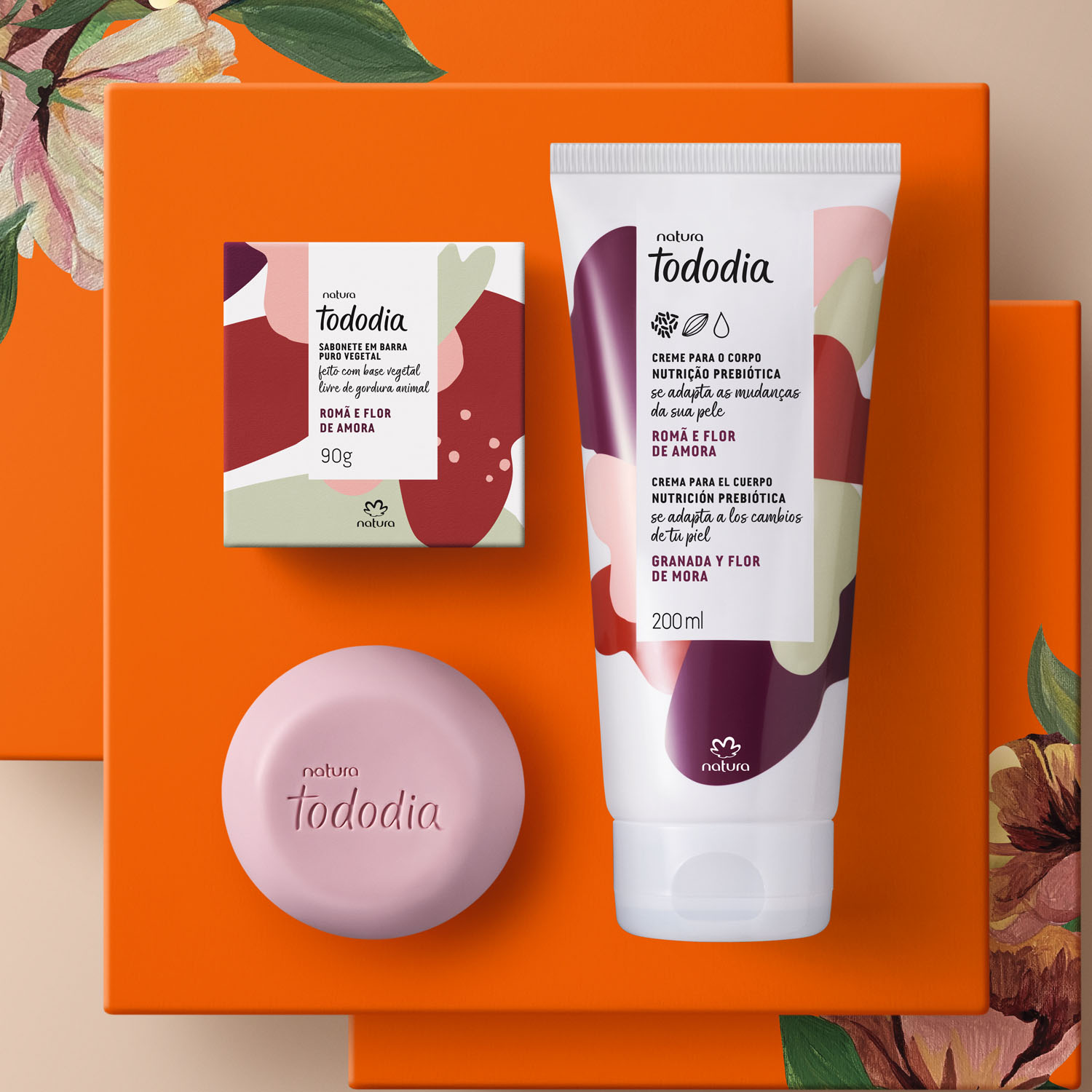 Presente Dia das Mães Tododia Romã e Flor de Amora