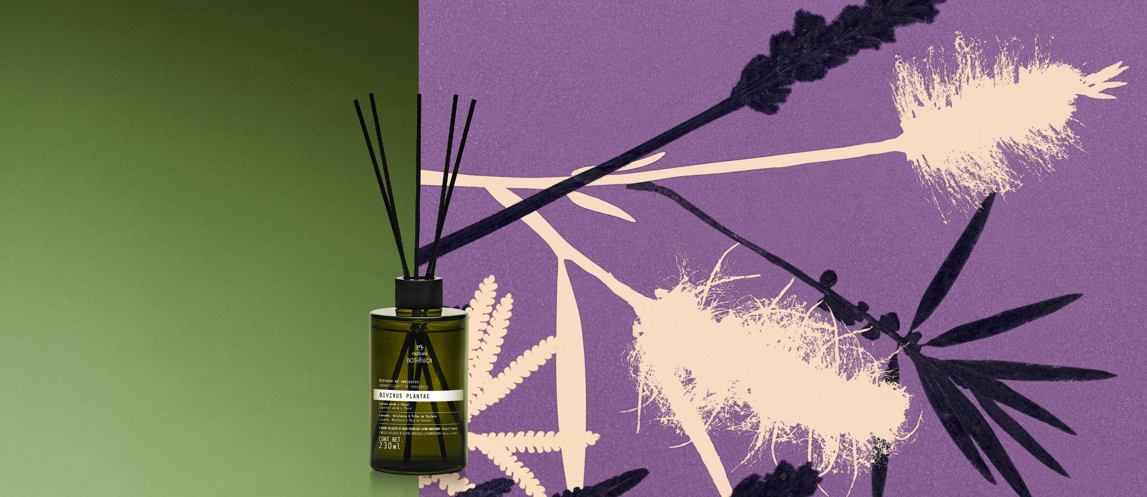 Difusor de Ambiente Natura Bothânica Divinus Plantae