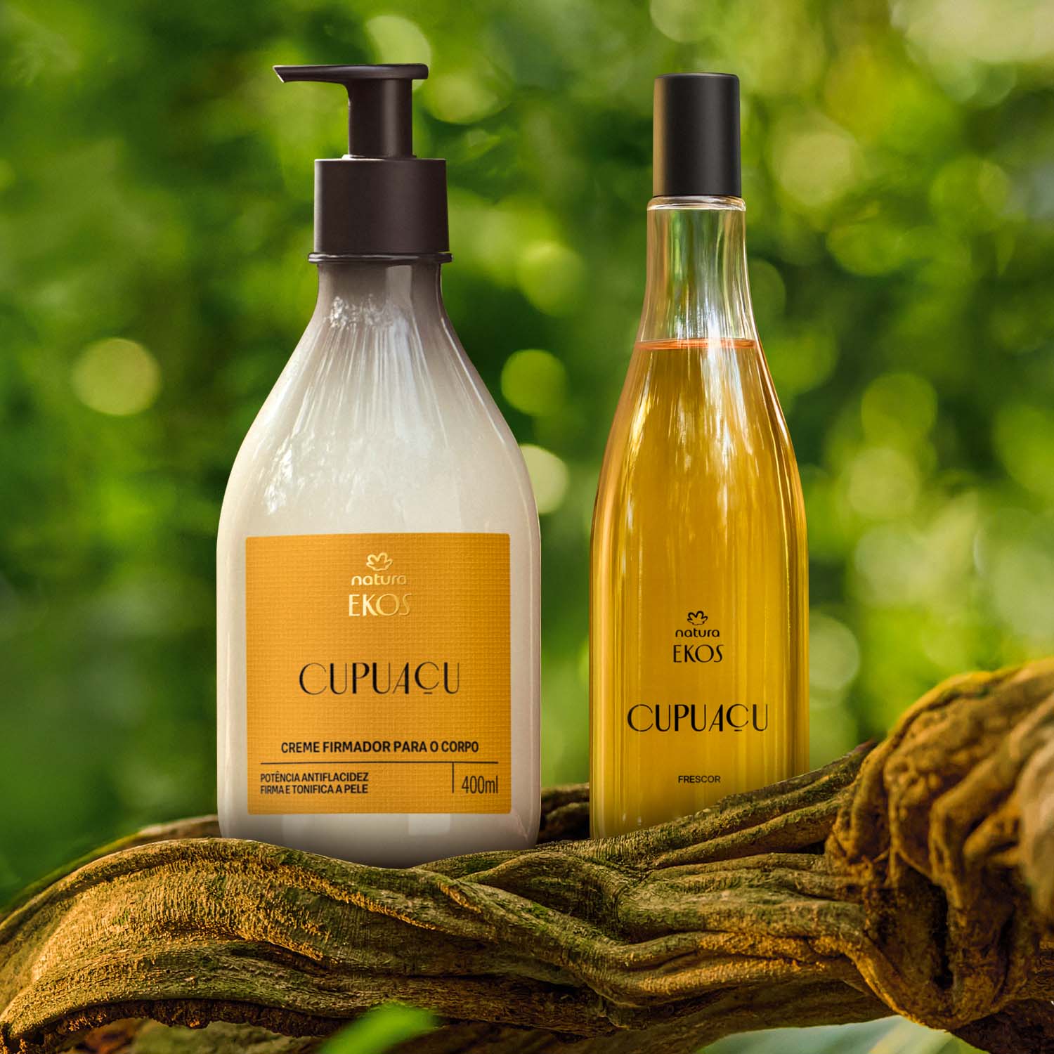 Kit Creme Corporal e Frescor Ekos Cupuaçu