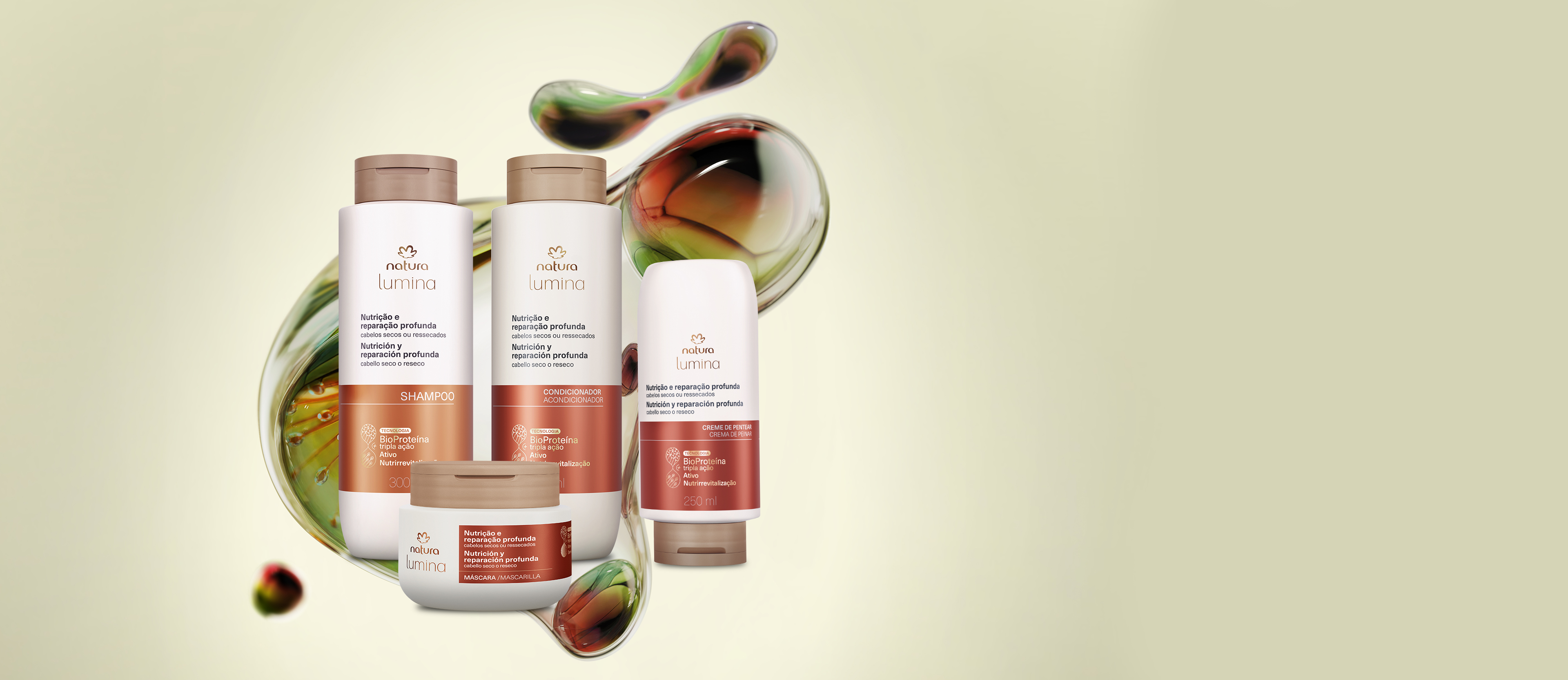 Kit Lumina Nutrição e Reparação (4 produtos)