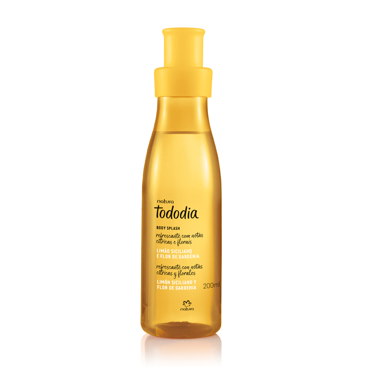 Tododia Limão Siciliano e Flor de Gardênia Body Splash Feminino 200 ml